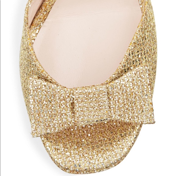 Kate spade gold Briana plat form heels sIze 7 - Picture 6 of 8